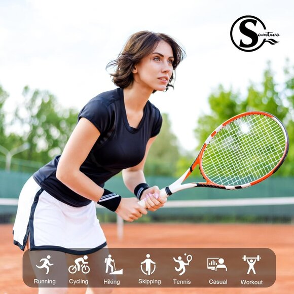 Women's Ankle Socks for Athletics 5-Pack Breathable Cotton with Arch Support - Picture 7 of 7